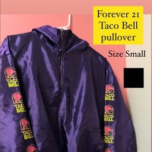 Forever 21 purple Taco Bell pullover